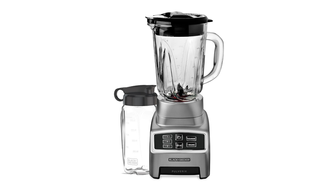 Vaso Vidrio Pulverix Repuesto Licuadora Black+Decker 4