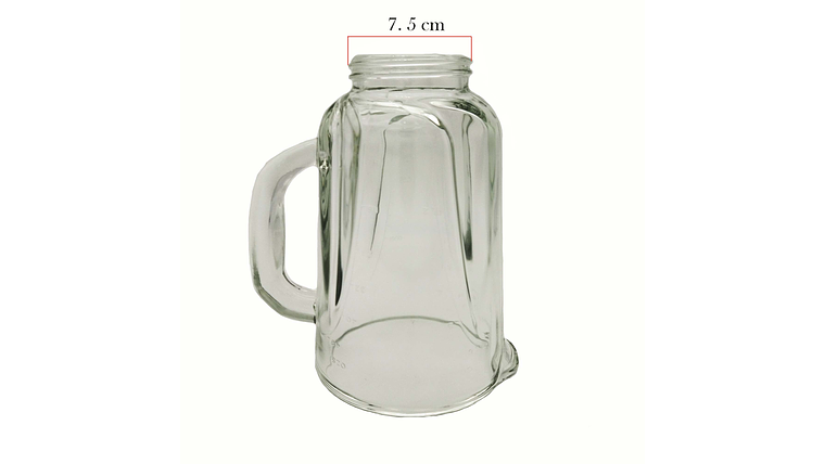 Vaso Vidrio Pulverix Repuesto Licuadora Black+Decker 6