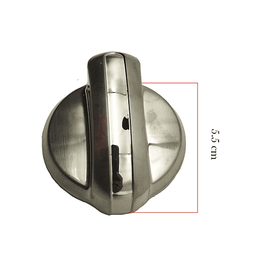 Repuesto Estufa Mabe Perilla Plateada