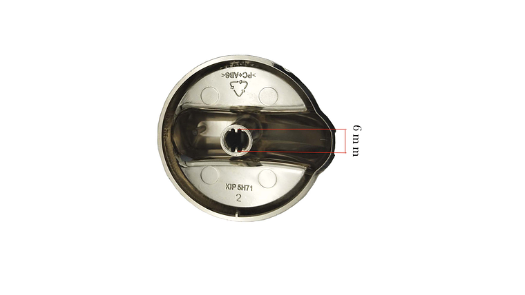 Repuesto Estufa Mabe Perilla Plateada 5