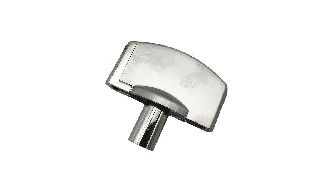 Perilla Plana Plateada Para Estufa Mabe  2