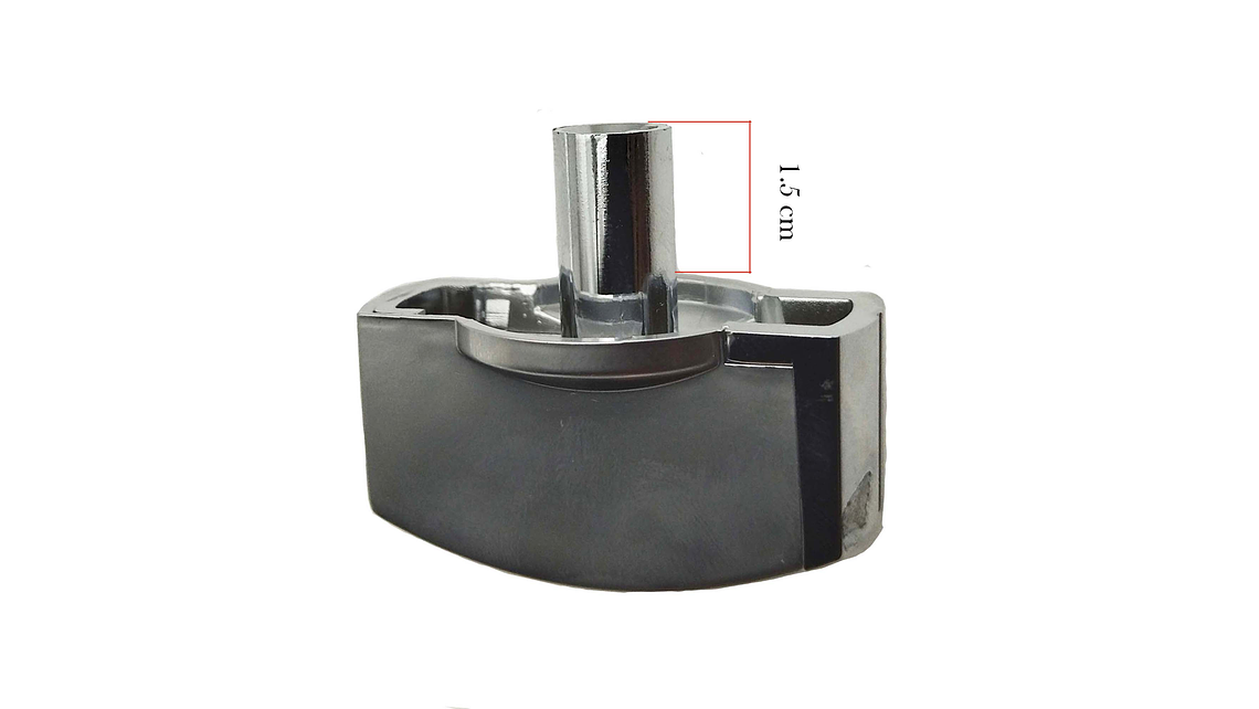 Perilla Plana Plateada Para Estufa Mabe  5