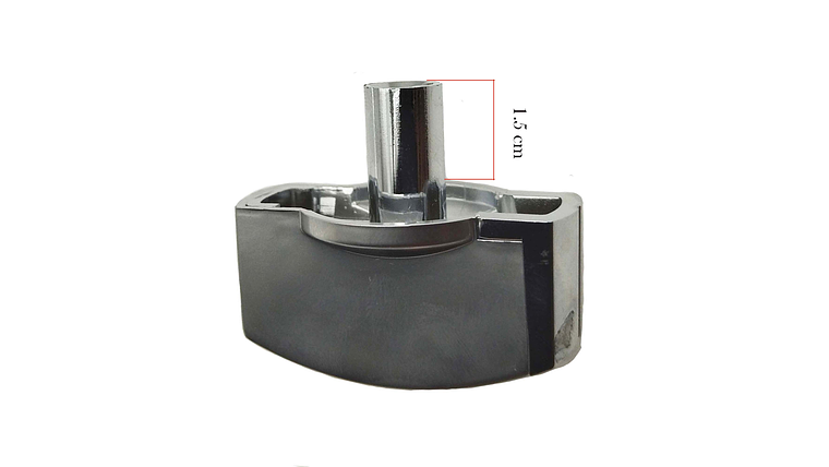 Perilla Plana Plateada Para Estufa Mabe  5