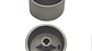 Perilla Redonda Gris/Negro Pequeña Para Estufa Mabe  - Miniatura 3