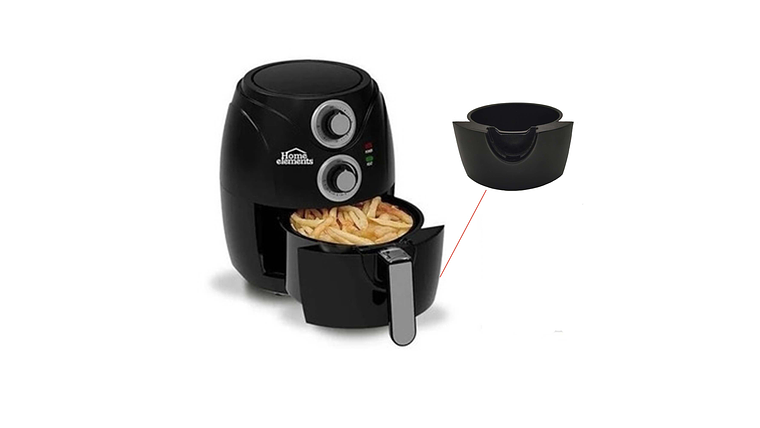 Tazon Externo Freidora Home Elements 3.2 L 4