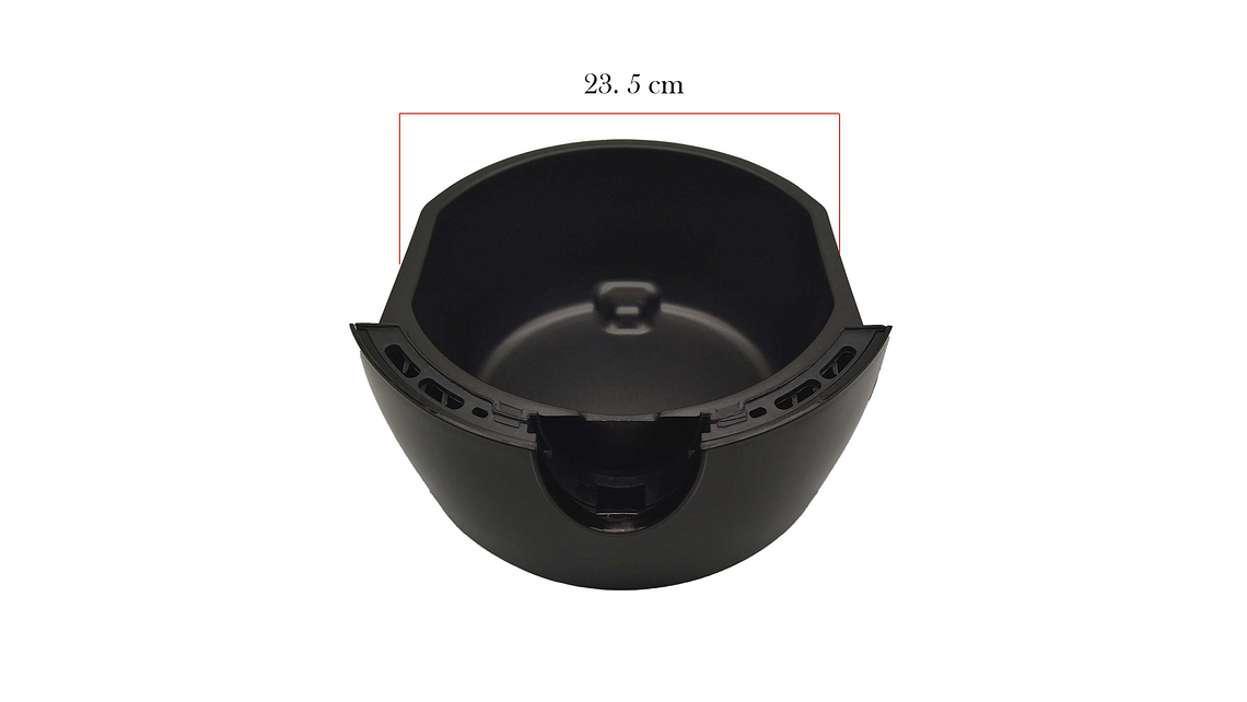 Tazon Externo Freidora Home Elements 3.2 L 5