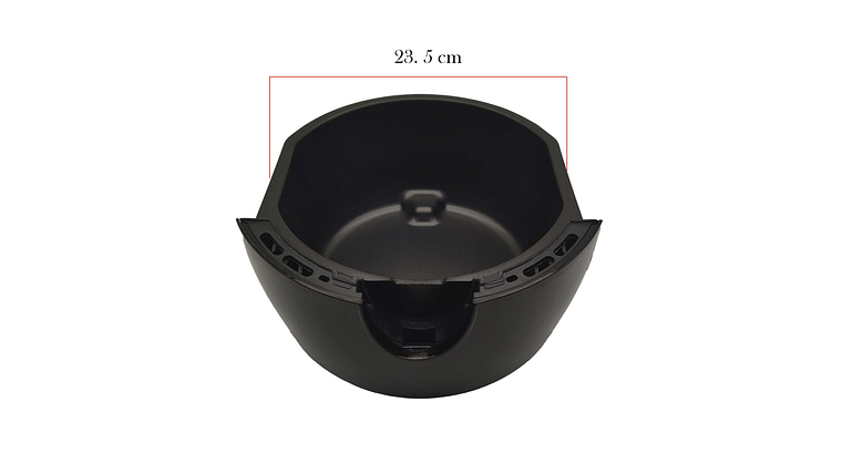 Tazon Externo Freidora Home Elements 3.2 L 5