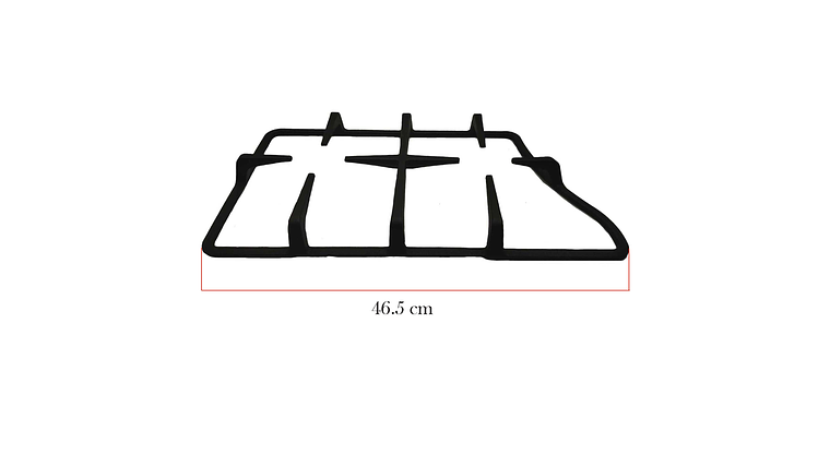 Parrilla Doble Delta Izquierda Para Estufa Challenger  6