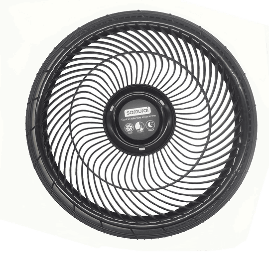 Juego Malla o Parrilla Ventilador Samurái Turbo Extreme Negro