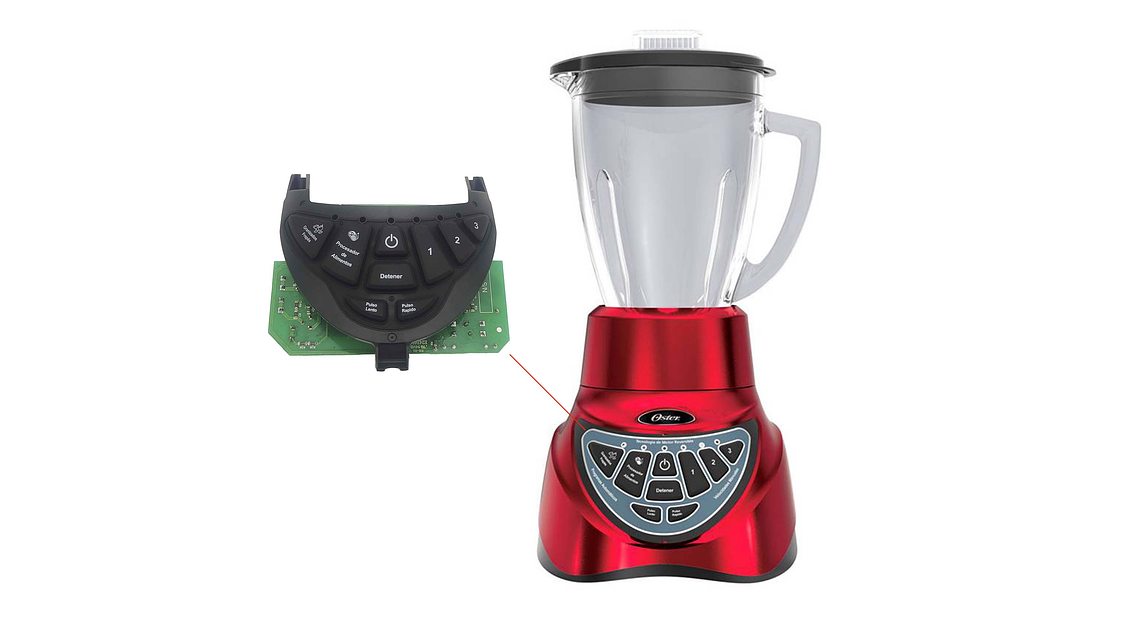 Repuesto Licuadora Oster Reversible Tarjeta Electronica 4