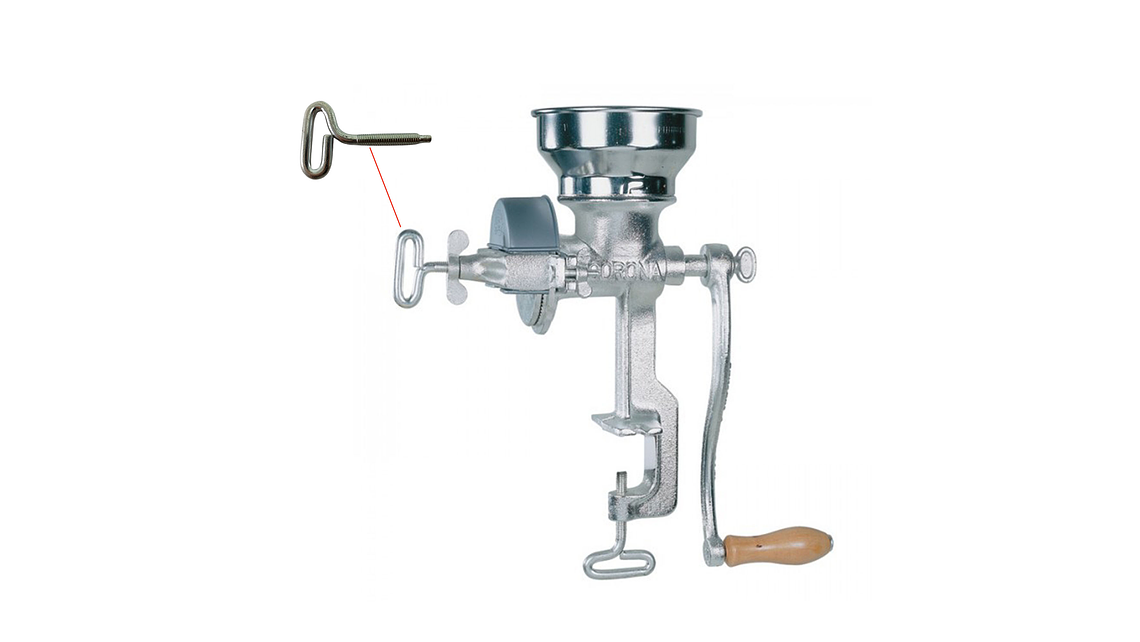 Repuesto Molino Corona Tornillo Prensa 5