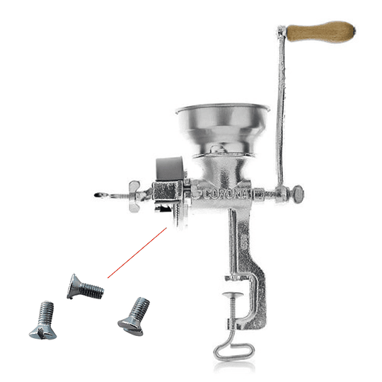 Repuesto Molino Corona Tornillo X3 Para El Disco Fijo