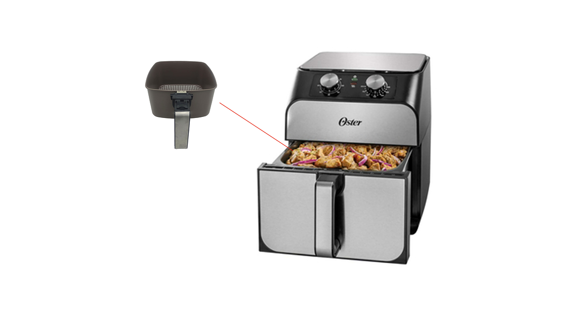 Tazón Interno Para Freidora Oster 5.5 L  4