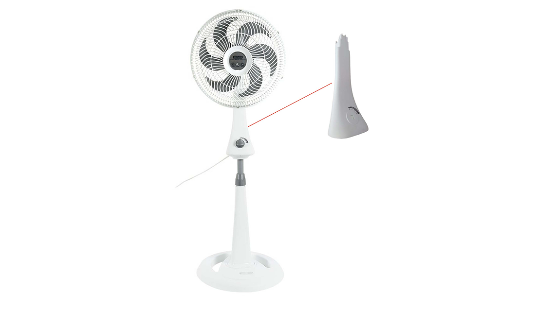 Caja Control Blanca Para Ventilador Samurai Turbo 2