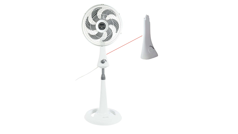 Caja Control Blanca Para Ventilador Samurai Turbo 2