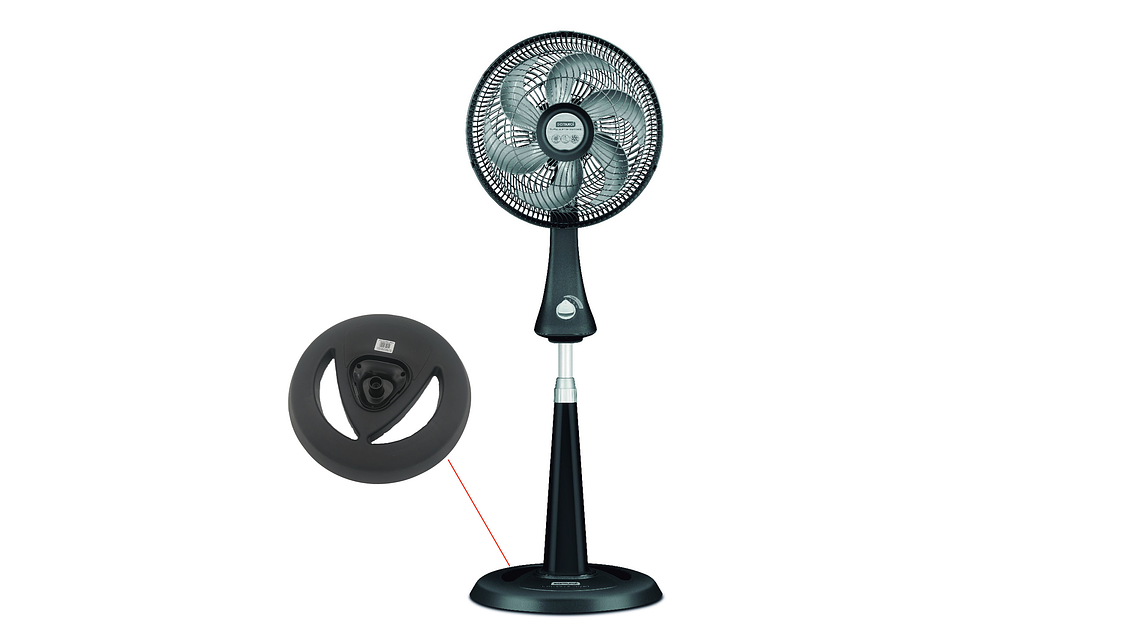 Base De Mesa Samurai Turbo Negra 3