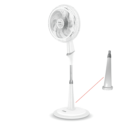 Repuesto Ventilador Samurai Turbo Set Tubo Blanco