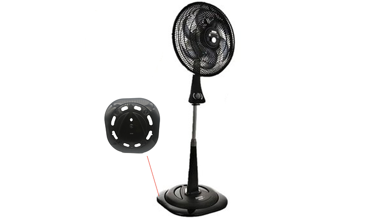 Repuesto Ventilador Samurai Turbo Base Piso 4