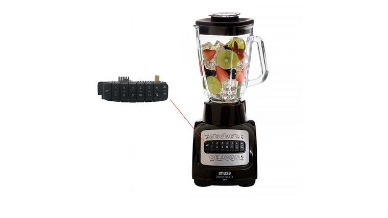 Suiche Para Licuadora Imusa Infiny Force  4