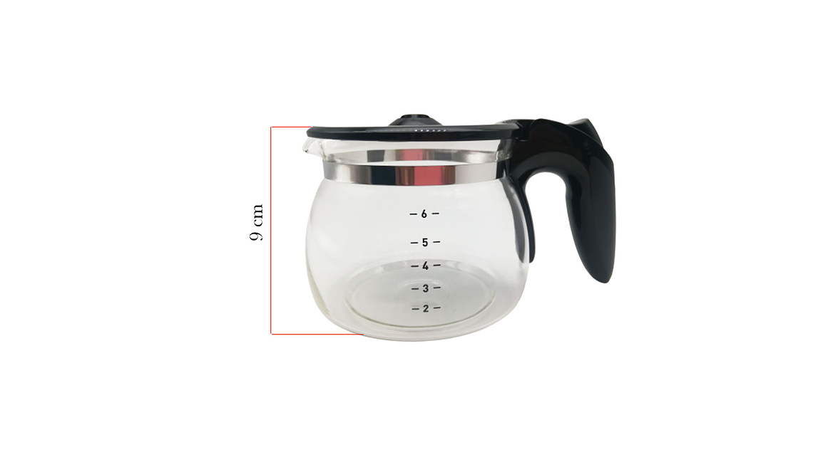 Jarra Vidrio 6 Tazas Para Cafetera Imusa Cafe Mini  5