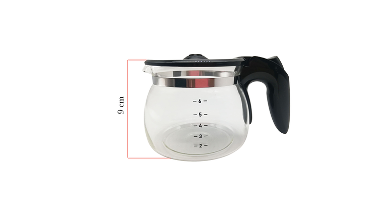 Jarra Vidrio 6 Tazas Para Cafetera Imusa Cafe Mini  5