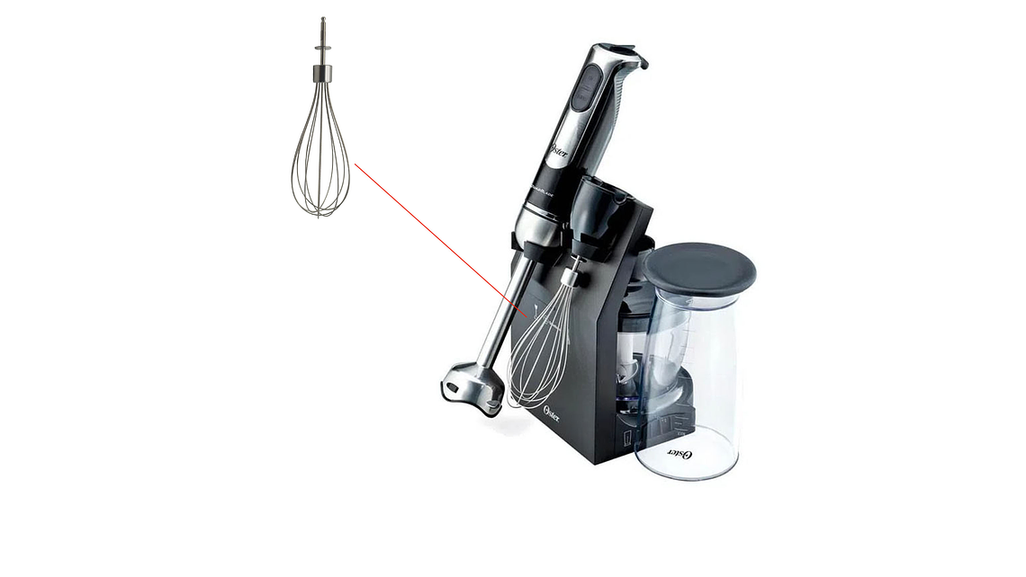  Repuesto Batidora de Inmersion Oster Aspa para claras 4