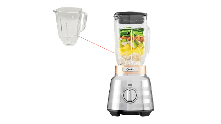 Repuesto Vaso Vidrio Licuadora Osterizer Max 4
