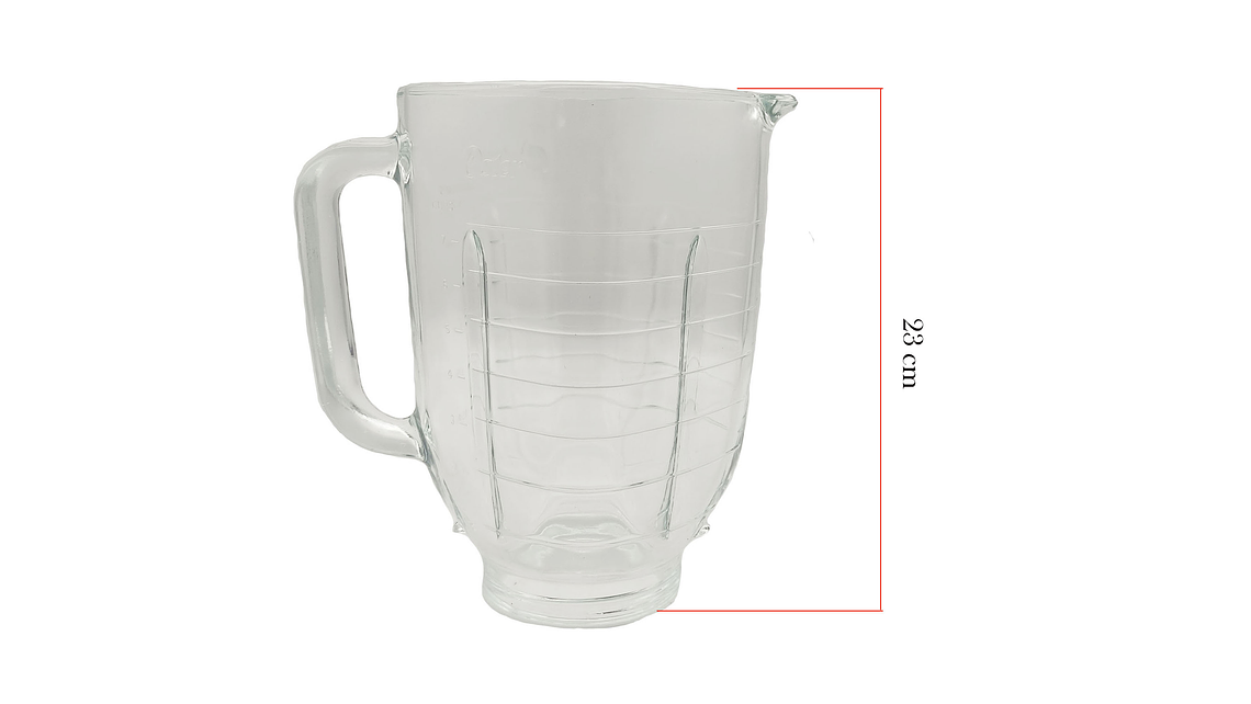 Repuesto Vaso Vidrio Licuadora Osterizer Max 6