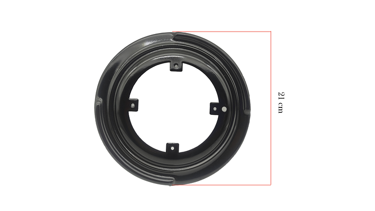 Repuesto Plato 3 Coronas Redondo Estufa Challenger 5