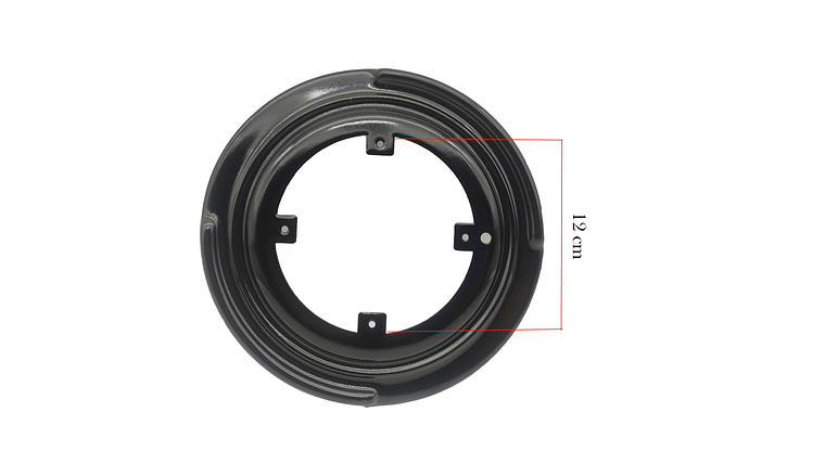 Repuesto Plato 3 Coronas Redondo Estufa Challenger 6