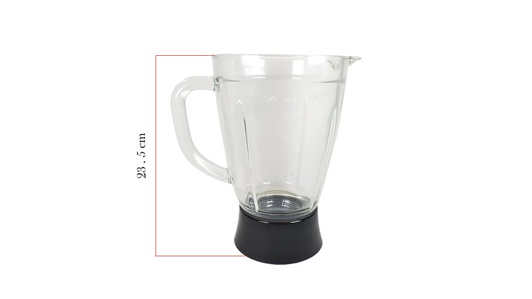 Vaso Home Elements Vidrio Silver 3