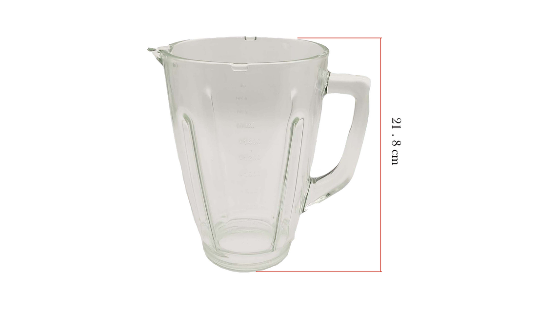 Repuesto Vaso Vidrio Licuadora Imusa Infiny Force XL 4