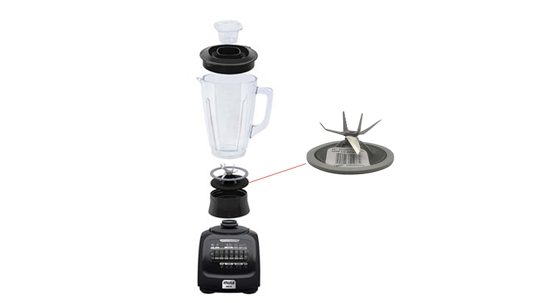  Repuesto Cuchilla + Empaque Imusa Infiny Force XL 4