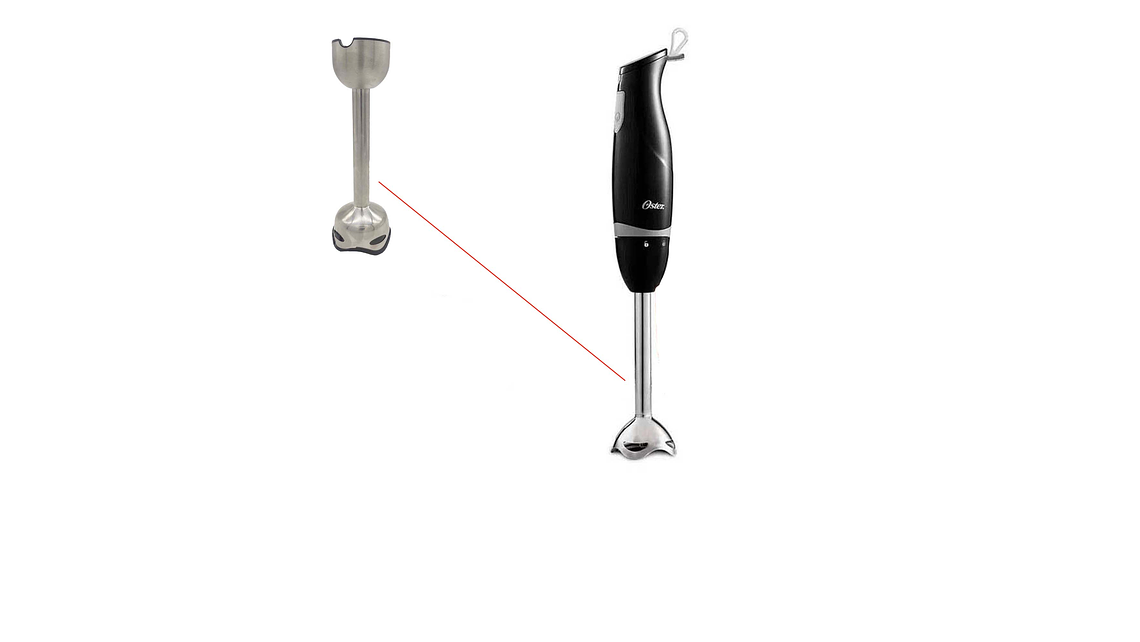 Cabezote Aspa Cuchilla Batidora picadora Oster 2800 5