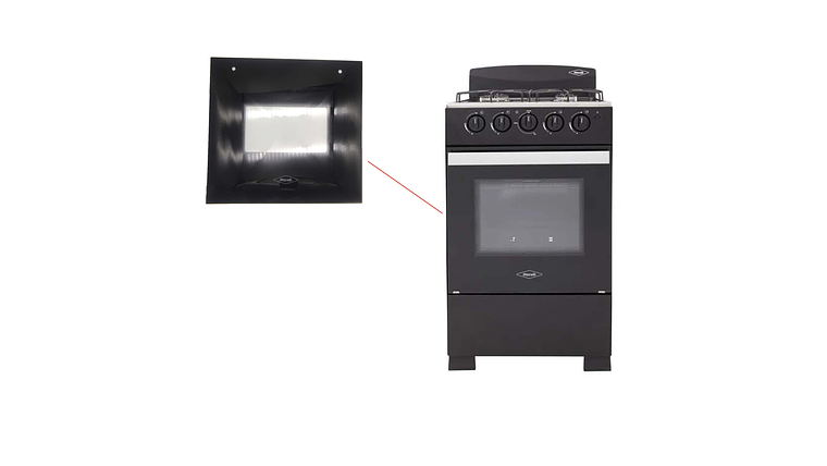  Vidrio puerta Horno Estufa Haceb 3