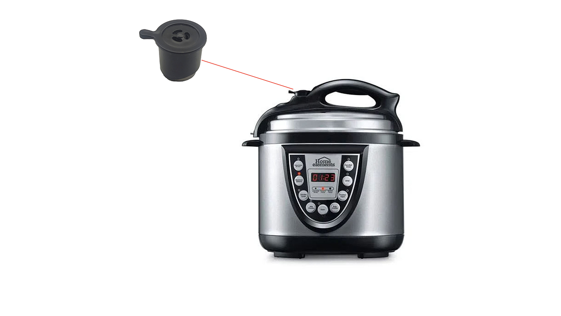 Pesa o valvula principal Para Olla Electrica Multifuncional Home elements  5