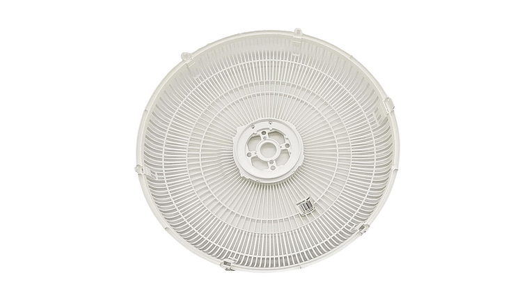 Malla o Parrilla Trasera Ventilador Samurái Comfort Blanca 1