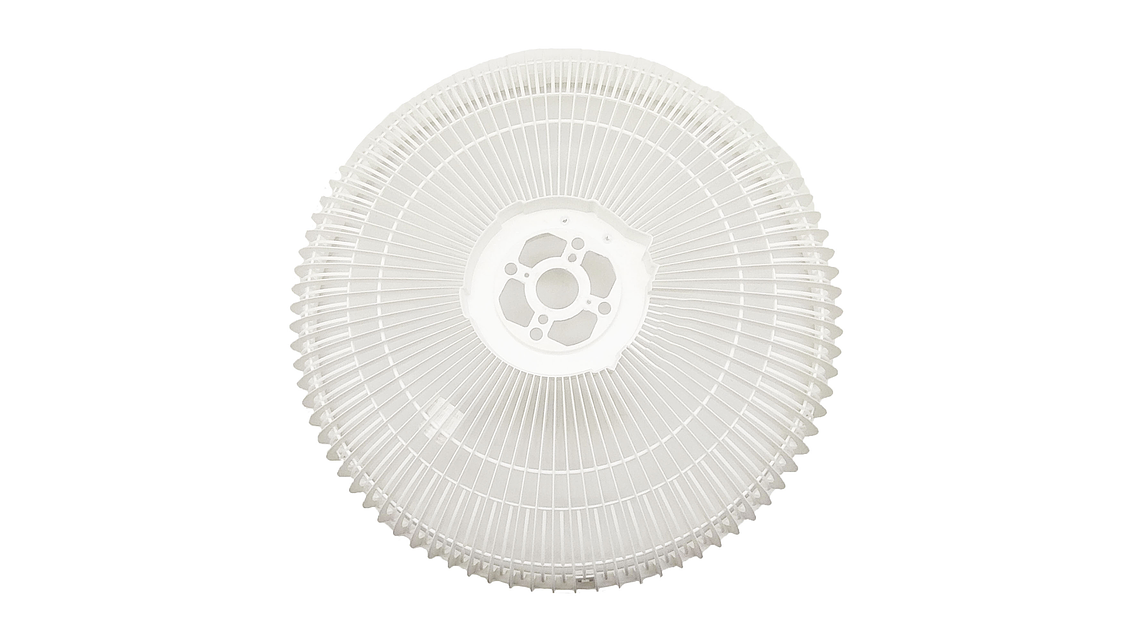 Malla o Parrilla Trasera Ventilador Samurái Comfort Blanca 2