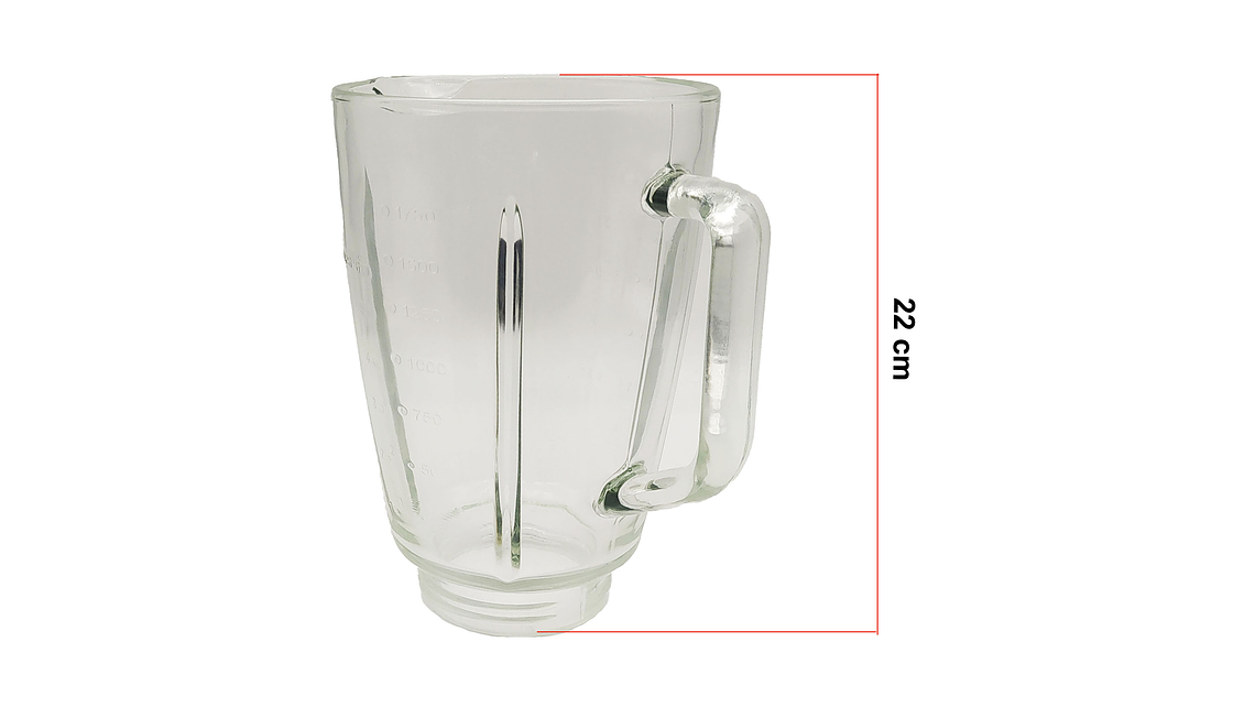 Repuesto Licuadora Universal Élite Inox Pro Vaso Vidrio 4