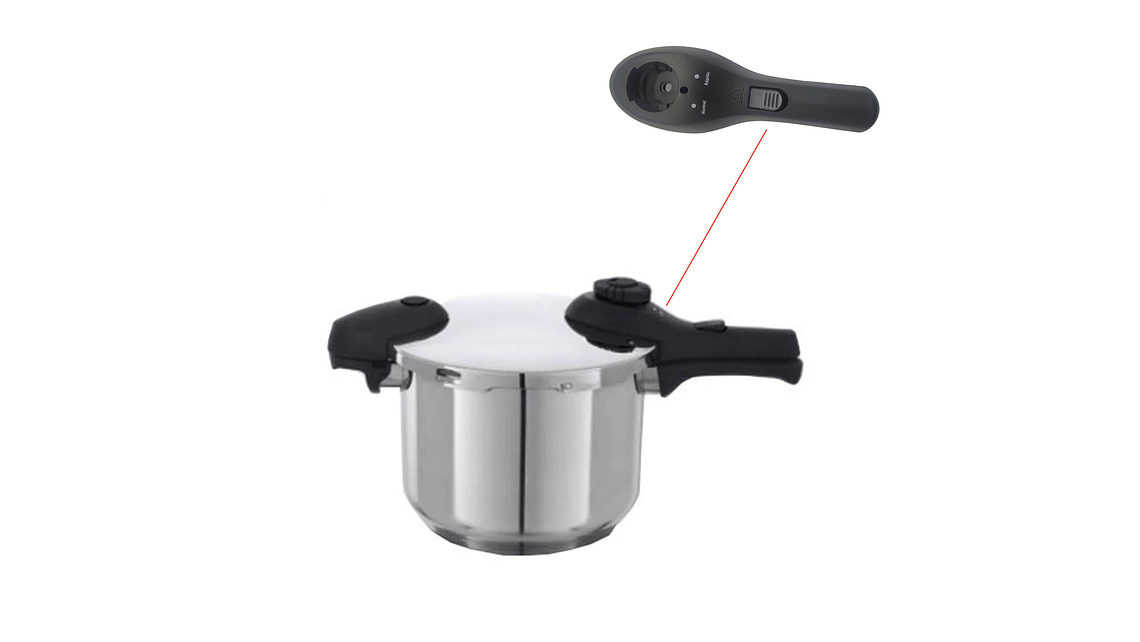 Repuesto Manija Tapa Olla Universal Cocción Rápida 4