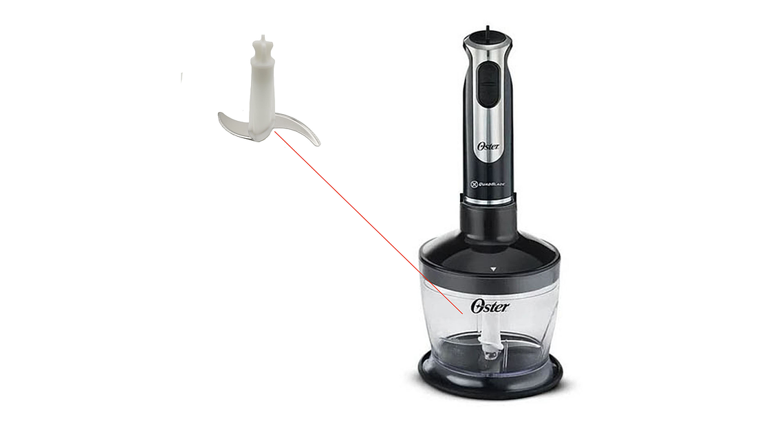 Repuesto Picadora Batidora Oster 2800 Cuchilla 4