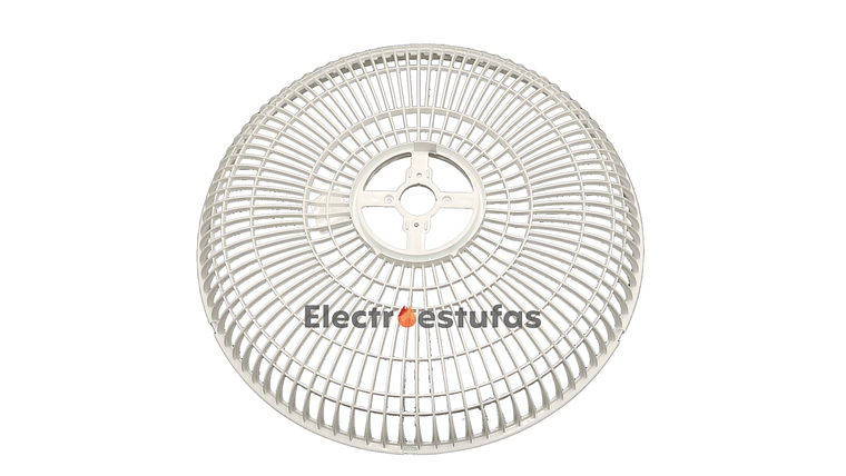 Malla o Parrilla Trasera Ventilador Samurái Air Protec Blanca 3