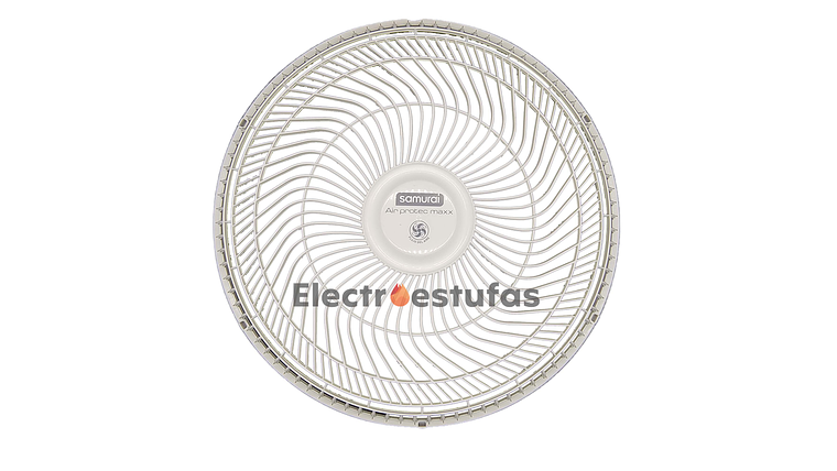 Malla o Parrilla Delantera Ventilador Samurái Air Protec Blanco 1