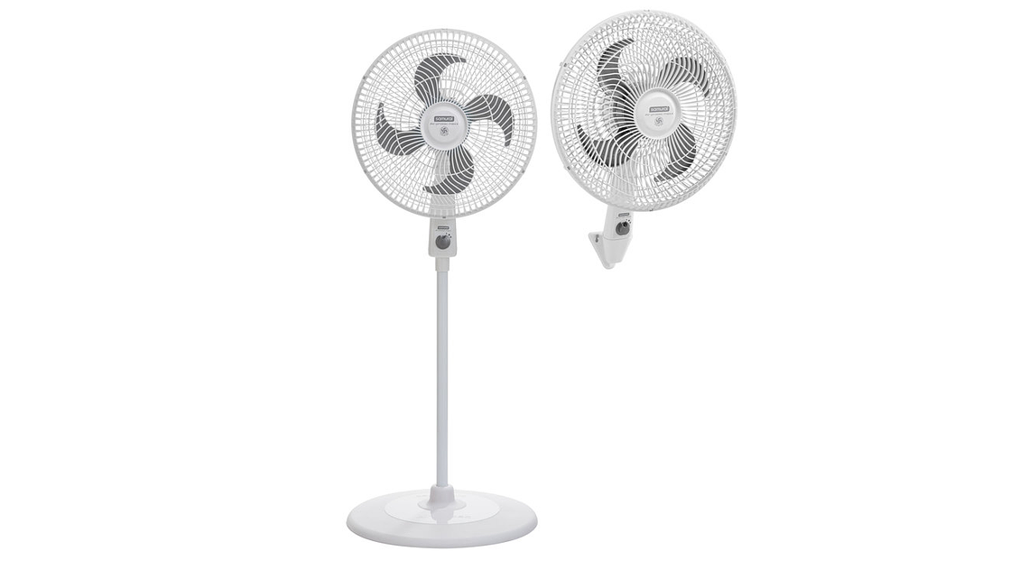 Malla o Parrilla Delantera Ventilador Samurái Air Protec Blanco 3