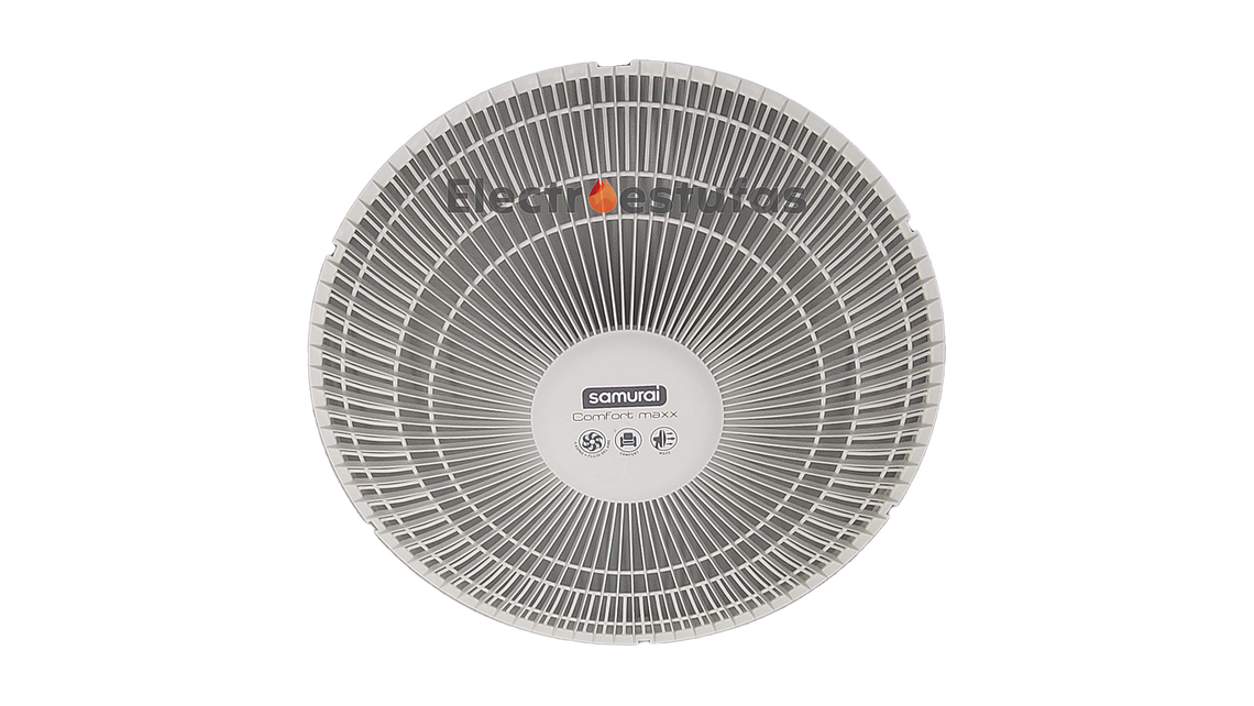 Malla o Parrilla Delantera Ventilador Samurai  Blanco 1