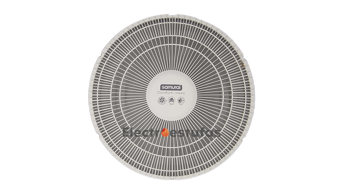 Malla o Parrilla Delantera Ventilador Samurai  Blanco 2