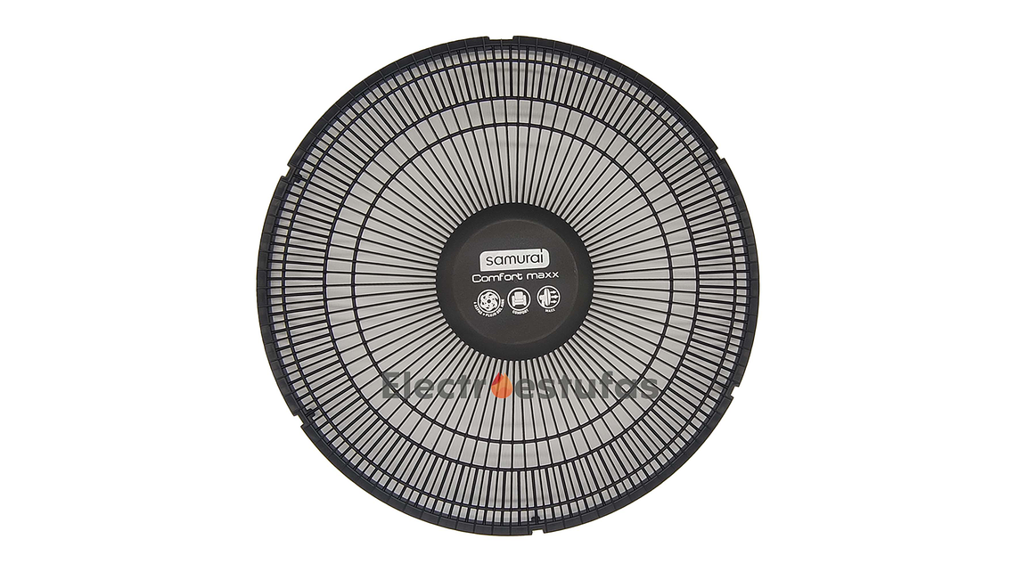 Malla o Parrilla Delantera Ventilador Samurái Comfort Negra 1