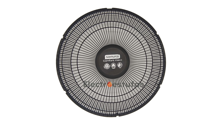 Malla o Parrilla Delantera Ventilador Samurái Comfort Negra 1