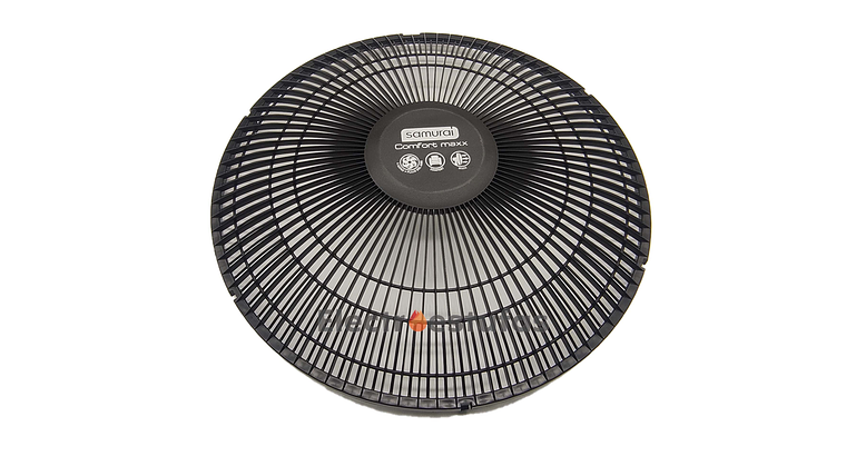 Malla o Parrilla Delantera Ventilador Samurái Comfort Negra 2