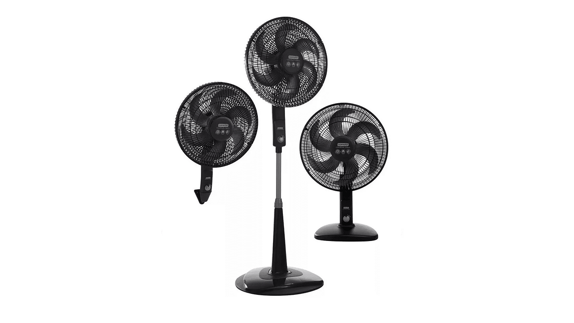 Malla o Parrilla Trasera Ventilador Samurai Comfort  Negra 4